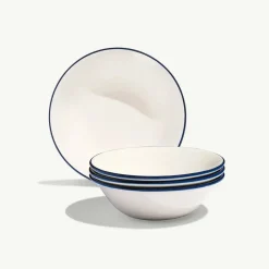 Made In Dinnerware|Side Bowls in Navy Rim