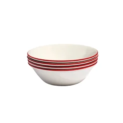 Made In Dinnerware|Side Bowls in Red Rim