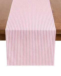 Petite Plume Place Settings & Linens|Signature Antique Red Ticking Table Linen