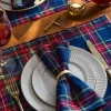 Petite Plume Place Settings & Linens|Signature Twill Napkins in Windsor Tartan