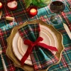 Petite Plume Place Settings & Linens|Signature Twill Napkins in Kensington Tartan, Set of 4