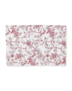 Petite Plume Place Settings & Linens|Signature Twill Placemats in Red Timeless Toile, Set of 4