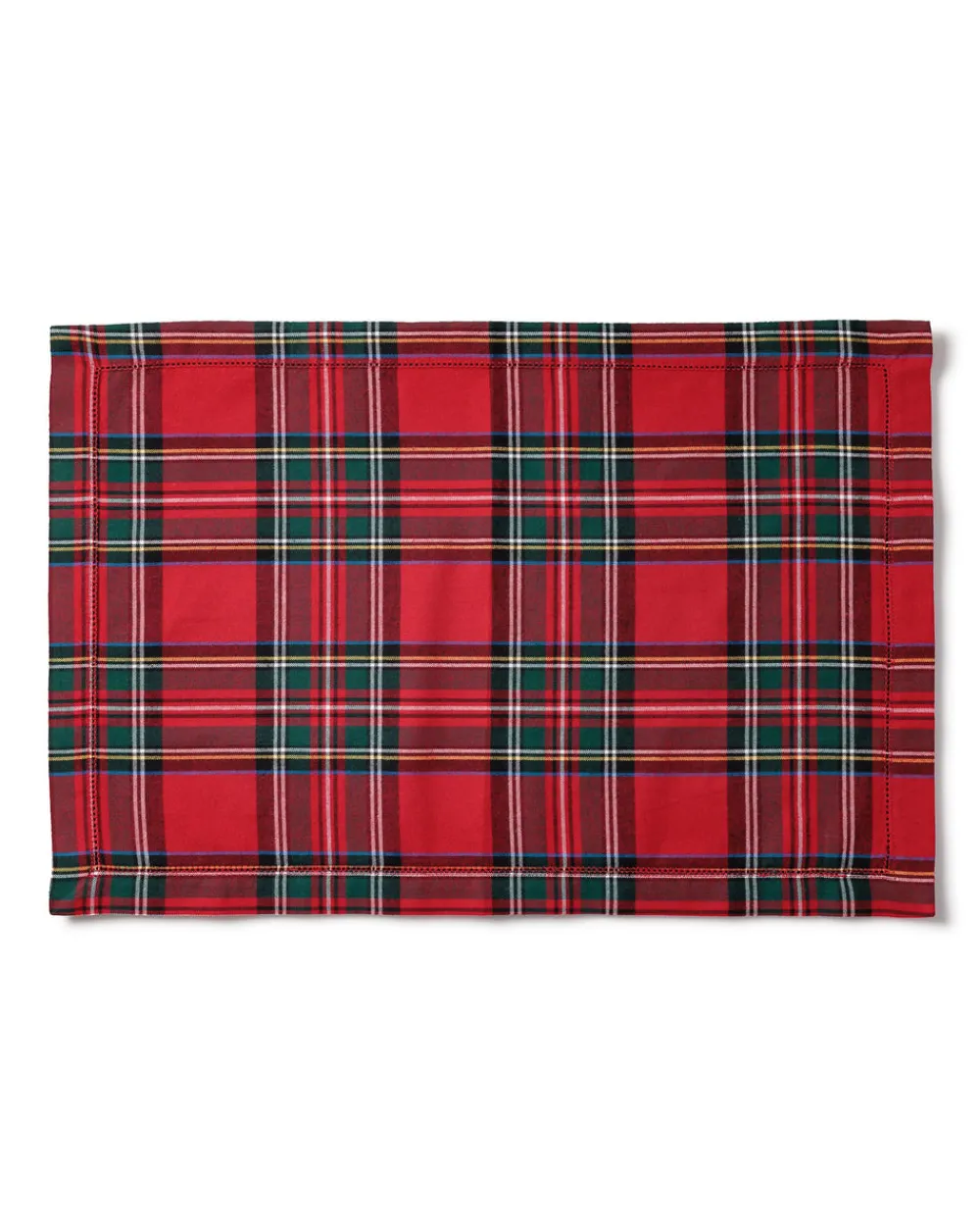 Petite Plume Place Settings & Linens|Signature Twill Placemats in Imperial Tartan