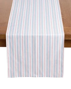 Petite Plume Place Settings & Linens|Signature Twill Runner in Navy French Ticking