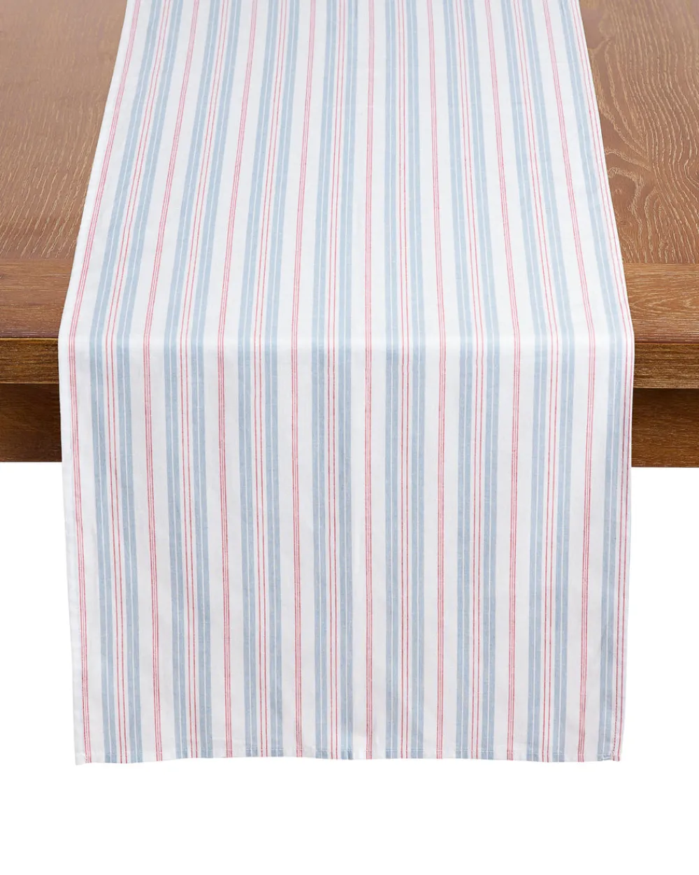 Petite Plume Place Settings & Linens|Signature Twill Runner in Navy French Ticking