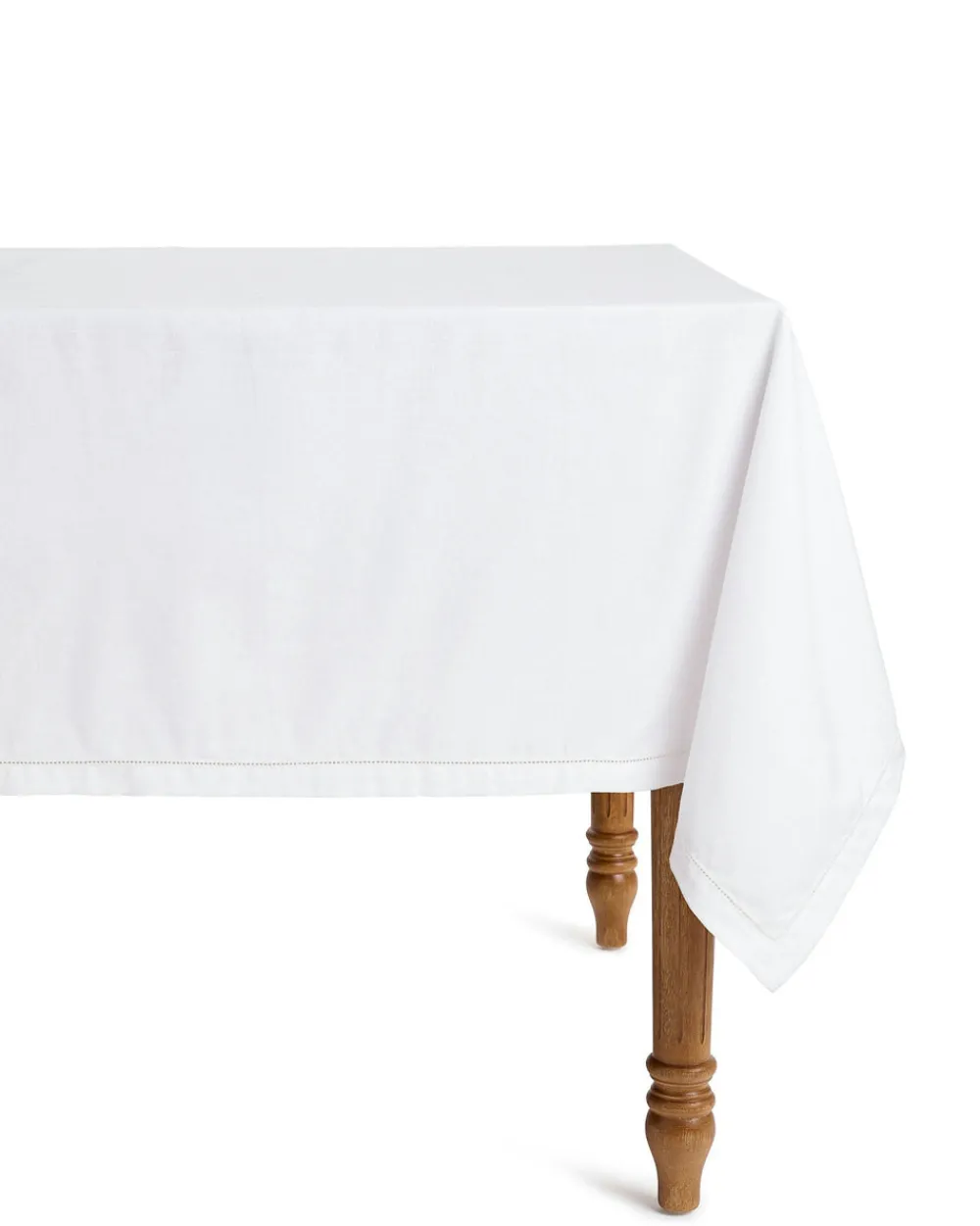 Petite Plume Place Settings & Linens|Signature Twill Tablecloth in Navy French Ticking