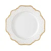 Anna Weatherley Dinnerware|Simply Anna Antique Polka Salad in White/Gold