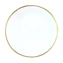 Anna Weatherley Dinnerware|Simply Elegant Dinner Plate in White/Gold