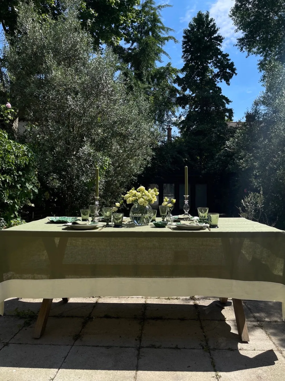 TriChi Design Place Settings & Linens|Sintra Linen Tablecloth