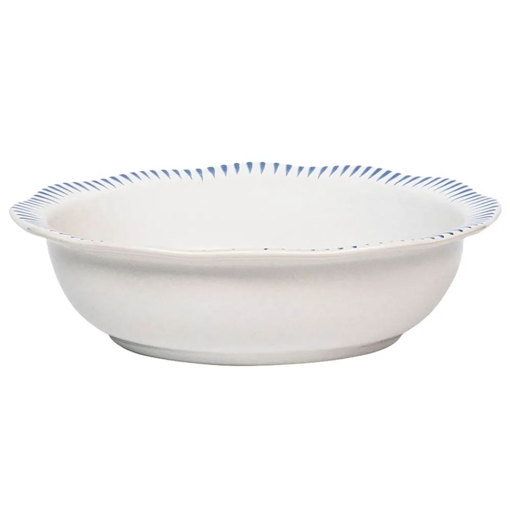 Juliska Dinnerware|Sitio Stripe 12" Serving Bowl in Delft Blue