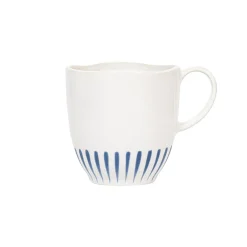 Juliska Dinnerware|Sitio Stripe Mug in Delft Blue