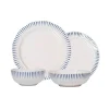 Juliska Dinnerware|Sitio Stripe 4-Piece Place Setting in Delft Blue