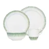 Juliska Dinnerware|Sitio Stripe 4-Piece Place Setting in Basil