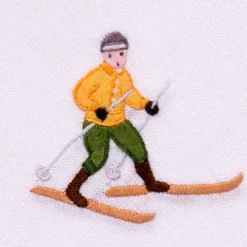 Henry Handwork Place Settings & Linens|Skiers Mix Set Cocktail Napkin Set