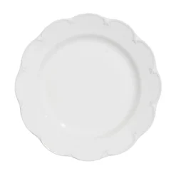 Este Ceramiche Dinnerware|Smerlato Dinner Plates in White, Set of 6