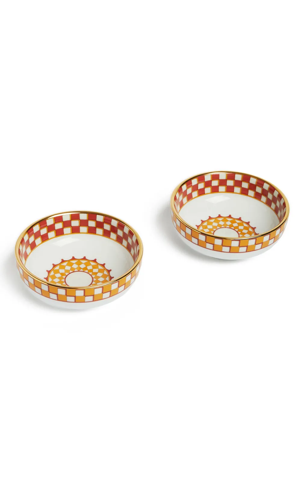 La DoubleJ Dinnerware|Snack Bowl in Apollo Mattone, Set of 2