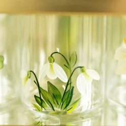 Petra Palumbo Glassware|Snowdrop Crystal Tumbler