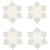 Chefanie Place Settings & Linens|Snowflake Cocktail Napkins, Set of 4