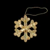 Henry Handwork Place Settings & Linens|Snowflake Gold Ornament
