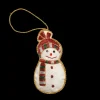 Henry Handwork Place Settings & Linens|Snowman Ornament