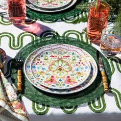 Juliska Dinnerware|Sofia Melamine Dessert/Salad Plate in Multi