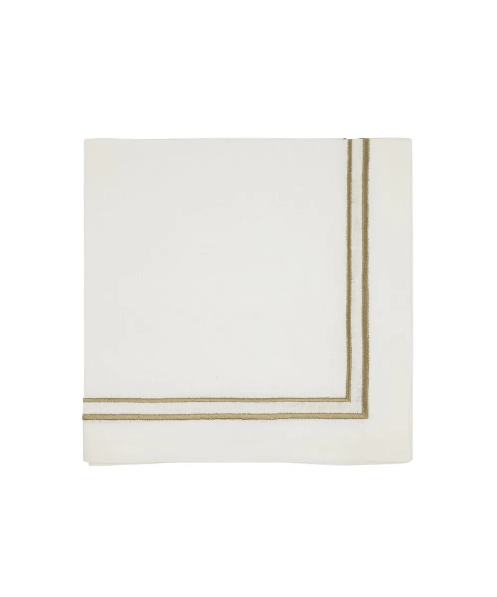 Rebecca Udall Place Settings & Linens|Sophie Classic Two Cord Napkin in Antique Gold