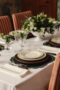 Rebecca Udall Place Settings & Linens|Sophie Classic Two Cord Napkin in Antique Gold