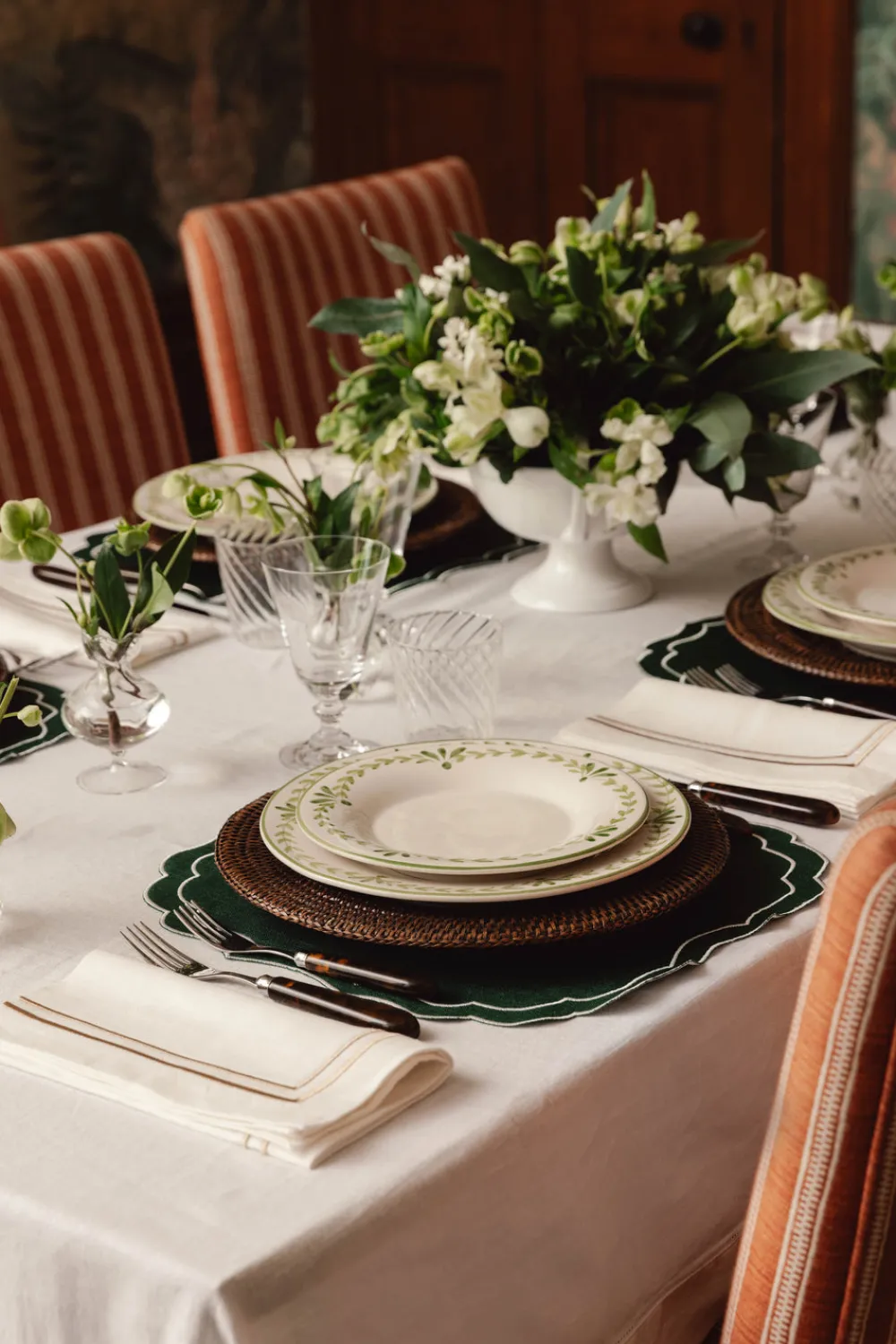 Rebecca Udall Place Settings & Linens|Sophie Classic Two Cord Napkin in Antique Gold