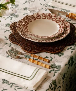 Rebecca Udall Place Settings & Linens|Sophie Classic Two Cord Napkin in Sage