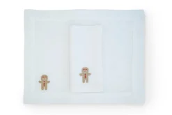TriChi Design Place Settings & Linens|Sparkling Ginger Bread Napkin and Placemat, Set of 2