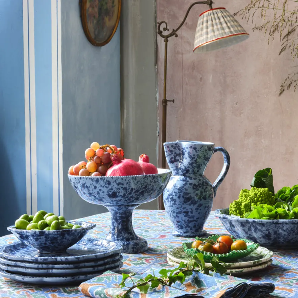 Cabana Kitchen|Décor|Speckled Fruit Stand in Blue