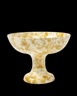 Cabana Dinnerware|Speckled Fruit Stand, Yellow