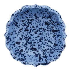 Cabana Dinnerware|Speckled Serving Bowl in Blue