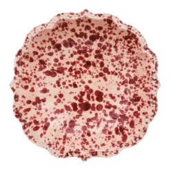 Cabana Dinnerware|Speckled Serving Bowl in Pink