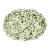 Cabana Dinnerware|Speckled Serving Plate in Green and White
