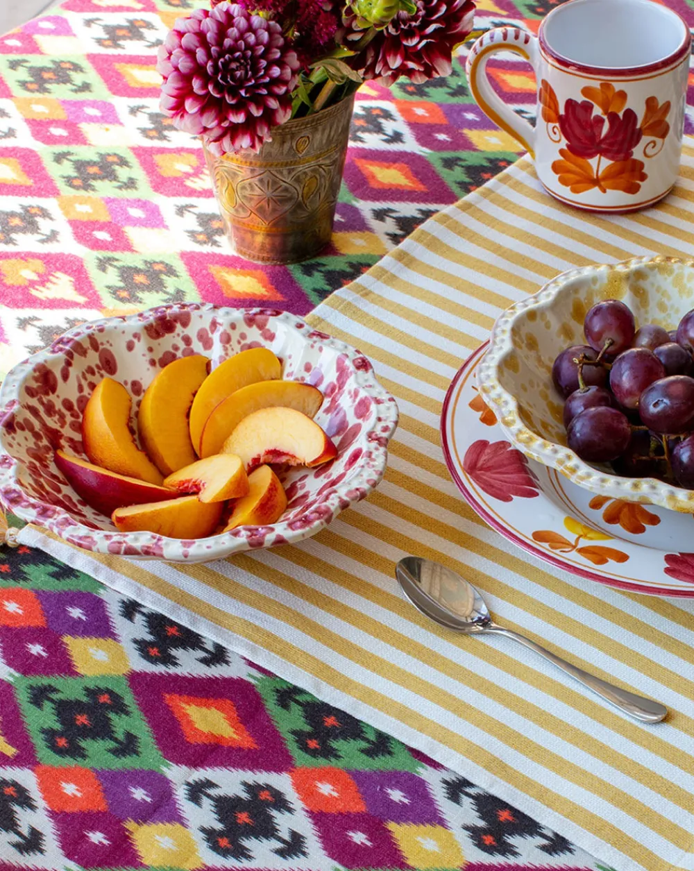 Cabana Dinnerware|Speckled Small Bowl in Burgundy