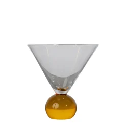 Byon Glassware|Spice Glasses, Ball-Stem Martini Glass, Set of Two