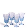 Sharland England Glassware|Spiral Wine Glasses, Set of 4