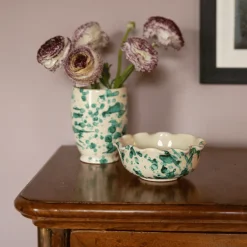 Sharland England Nursery|Baby|Splatter Scallop Dish