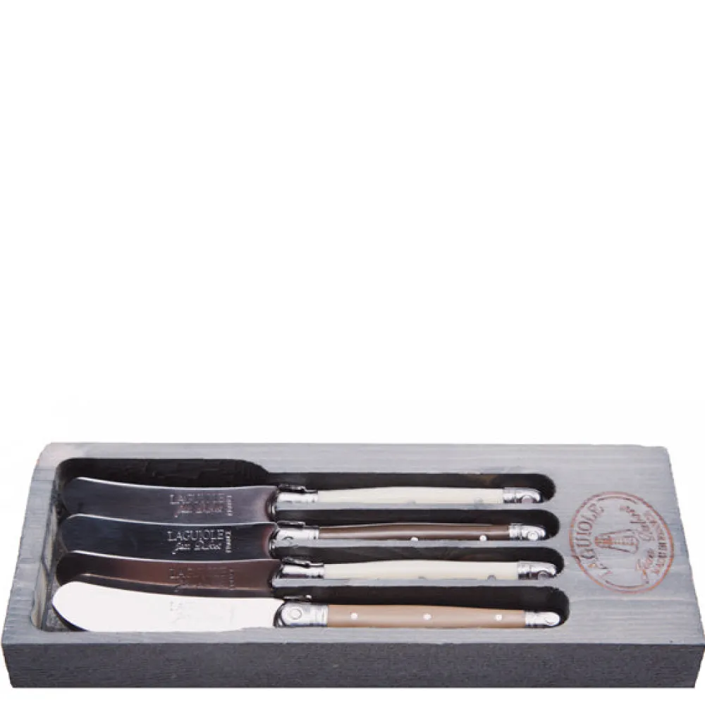 Jean Dubost Laguiole Flatware|Spreaders in Linen, Set of 4