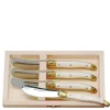 Jean Dubost Laguiole Flatware|Spreaders in Wood Case, Set of 4