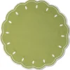 Loulou La Dune Place Settings & Linens|Spring Green and White Placemat and Napkin Set