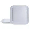 Golden Rabbit Dinnerware|Square Trays in Solid White