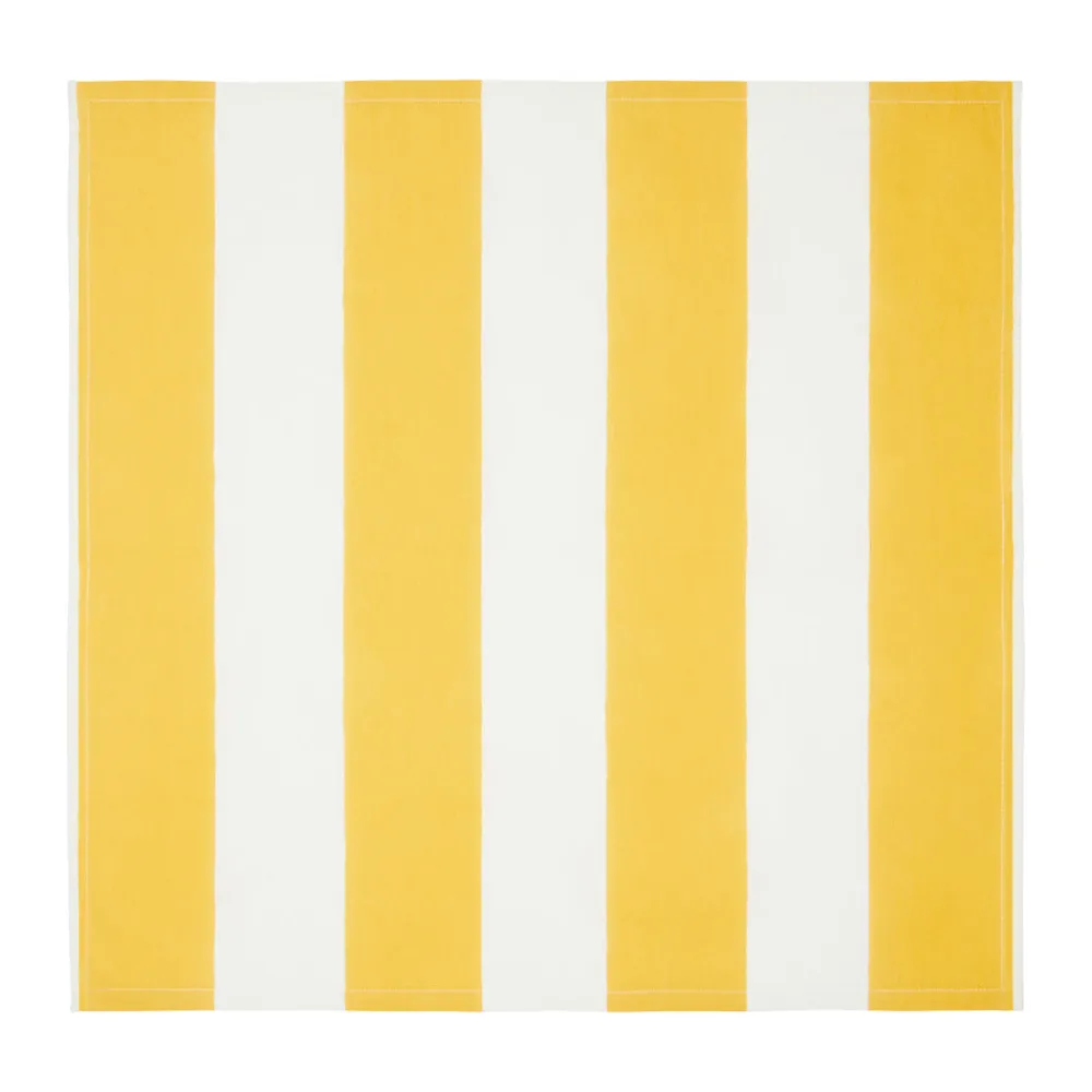 Couleur Nature Place Settings & Linens|St. Tropez Napkins in Yellow, Set of 6