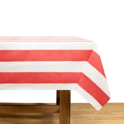 Couleur Nature Place Settings & Linens|St. Tropez Tablecloth in Red