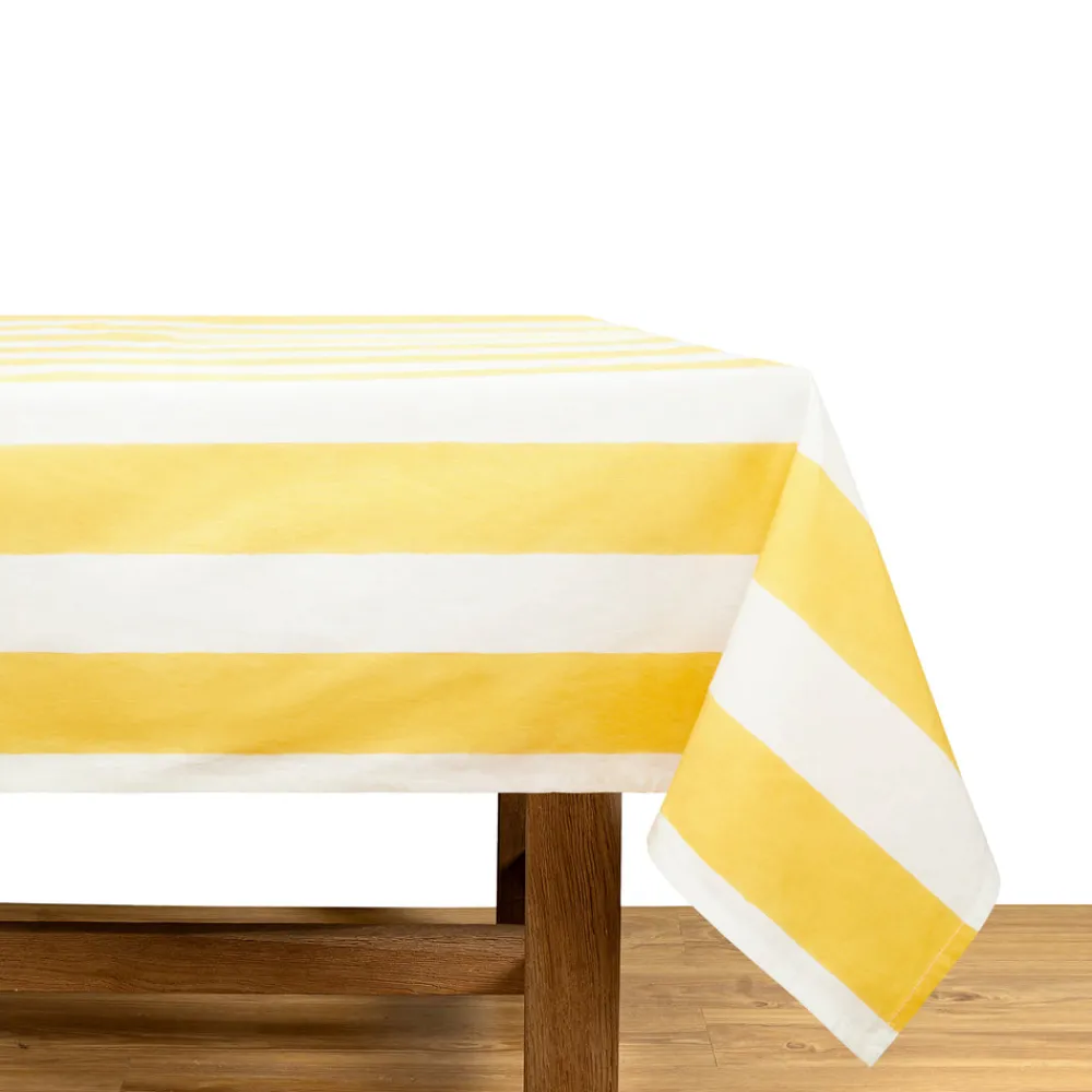 Couleur Nature Place Settings & Linens|St. Tropez Tablecloth in Yellow