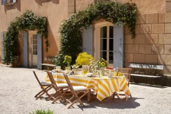 Couleur Nature Place Settings & Linens|St. Tropez Tablecloth in Yellow