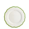 Caskata Dinnerware|Stella Scalloped Verde Salad Plate