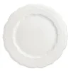 Caskata Dinnerware|Stella Scalloped White Dinner Plate