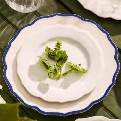 Caskata Dinnerware|Stella Scalloped White Salad Plate